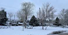 برف زیبای زمستانی